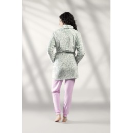 1031-CR LIN BATA MUJER CORALINA HOJAS