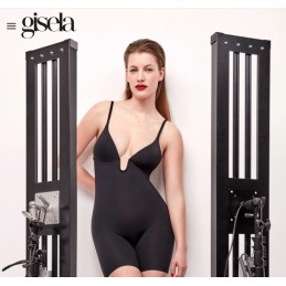 1 10067U B GISELA BODY PANTALÓN ESCOTE EXTREMO Negro Foto
