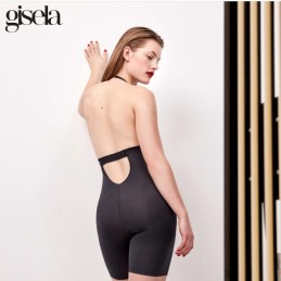 1 10067U B GISELA BODY PANTALÓN ESCOTE EXTREMO Negro Foto