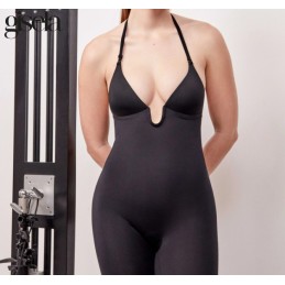 1 10067U B GISELA BODY PANTALÓN ESCOTE EXTREMO Negro Foto
