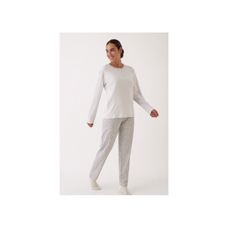 N20182 PROMISE PIJAMA MUJER FLORAL