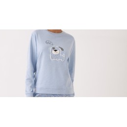 N20232 PROMISE PIJAMA MUJER WOOF