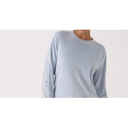 N20352 PROMISE PIJAMA MUJER MANGAS COMBINADAS