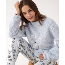 N20492 PROMISE PIJAMA MUJER OSITO