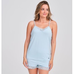 DA26S430 DON ALGODON PIJAMA MUJER VISCOSA ENCAJE