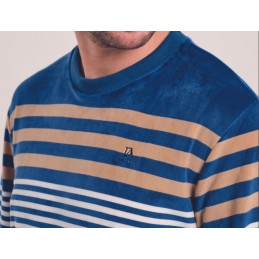 DA25W311 DON ALGODON PIJAMA HOMBRE RAYAS Foto
