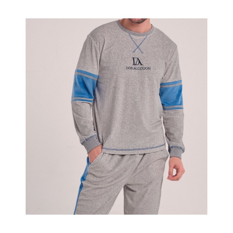 DA25W310 DON ALGODON PIJAMA HOMBRE JASPEADO DA25W310 DON ALGODON PIJAMA HOMBRE JASPEADO