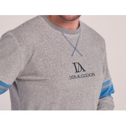 DA25W310 DON ALGODON PIJAMA HOMBRE JASPEADO