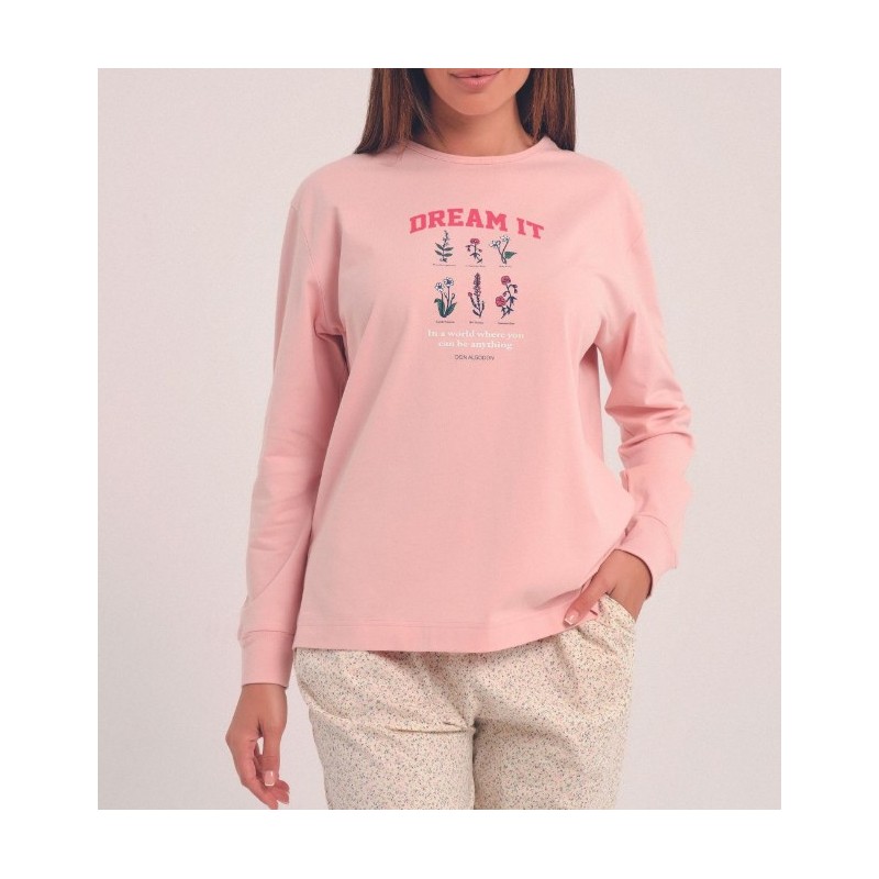 DA25W409 DON ALGODON PIJAMA MUJER DREAM IT DA25W409 DON ALGODON PIJAMA MUJER DREAM IT
