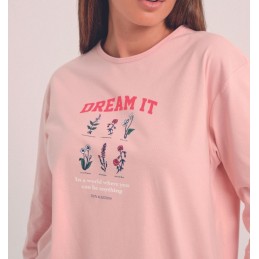 DA25W409 DON ALGODON PIJAMA MUJER DREAM IT