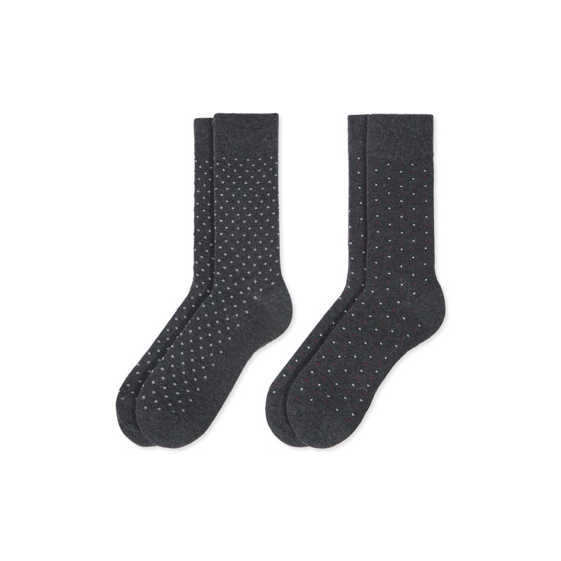 002 GRIS 0214000 SOXLAND PACK-2 CALCETIN HOMBRE ESPIGA PUNTITOS 002 GRIS 0214000 SOXLAND PACK-2 CALCETIN HOMBRE ESPIGA PUNTITOS