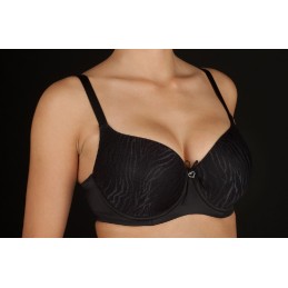 Negro NORMA-C SELENE SUJETADOR AROS RELLENO JACQUARD "106" Foto 2938