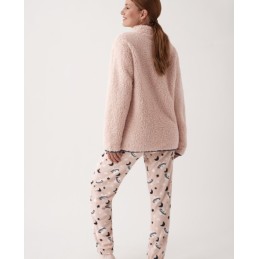N20532 PROMISE PIJAMA MUJER ESTRELLAS LUNA