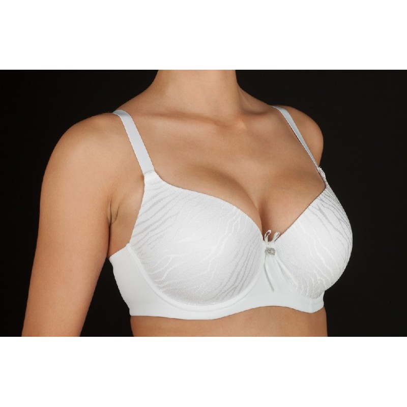 BLANCO NORMA-D SELENE SUJETADOR AROS RELLENO JACQUARD BLANCO NORMA-D SELENE SUJETADOR AROS RELLENO JACQUARD