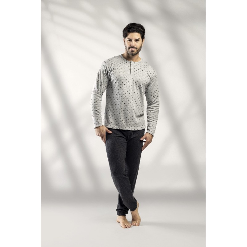6550 LIN M-2XL PIJAMA HOMBRE CUADRITOS 6550 LIN M-2XL PIJAMA HOMBRE CUADRITOS