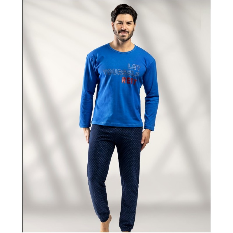 6559 LIN PIJAMA HOMBRE LET YOURSELF REST