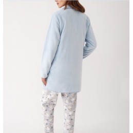 N20003 PROMISE PIJAMA MUJER 3 PIEZAS OVEJITAS