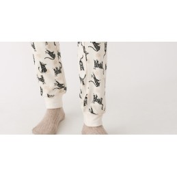 N20053 PROMISE PIJAMA MUJER 3 PIEZAS BE HAPPY