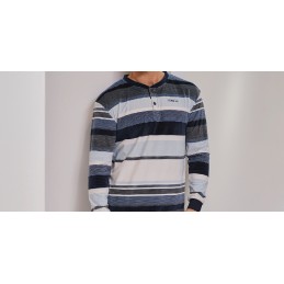 255612 MUSLHER PIJAMA HOMBRE SPANDEX RAYAS