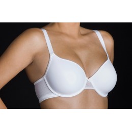 Blanco OLGA-C SELENE SUJETADOR AROS RELLENO CONTORNO BLONDA "145" Foto 2953