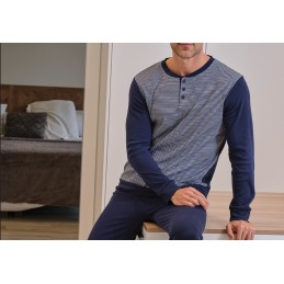 255689 MUSLHER PIJAMA HOMBRE ALGODON RAYAS 255689 MUSLHER PIJAMA HOMBRE ALGODON RAYAS