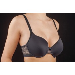 Negro OLGA-C SELENE SUJETADOR AROS RELLENO CONTORNO BLONDA "145" Foto 2954