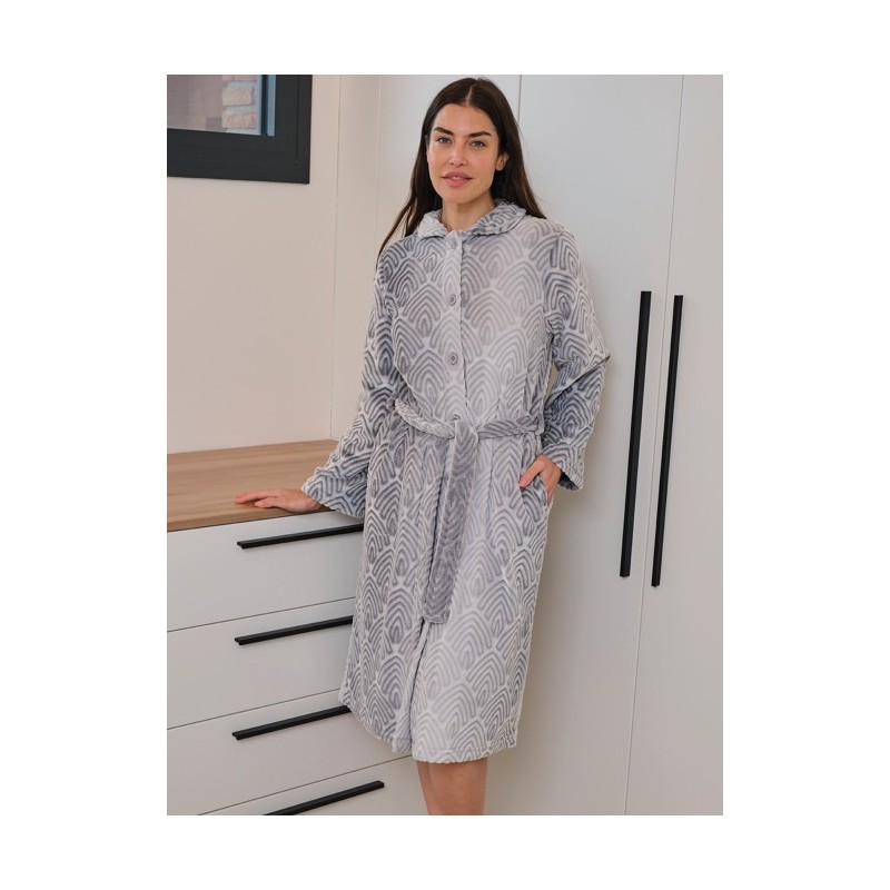 258612 MUSLHER BATA MUJER JACQUARD 258612 MUSLHER BATA MUJER JACQUARD