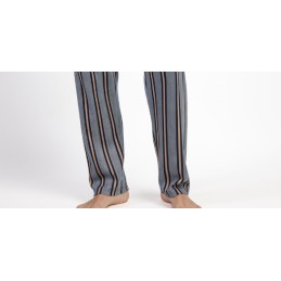 63180 ANTONIO MIRO PIJAMA HOMBRE RAYAS ESPIGAS
