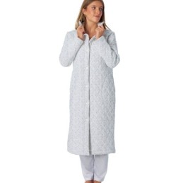 70121 LENISS BATA MUJER ACOLCHADA FLORECITAS