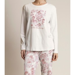 63583 ADMAS PIJAMA MUJER TOILE DE JONY