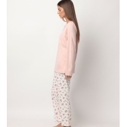 63599 ADMAS PIJAMA MUJER FLORAL ENCAJE