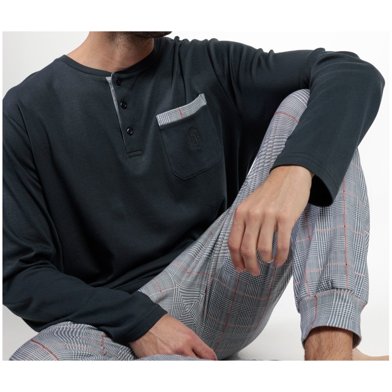 63755 ADMAS PIJAMA HOMBRE CUADRO GALES 63755 ADMAS PIJAMA HOMBRE CUADRO GALES