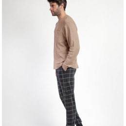 63762 ADMAS PIJAMA HOMBRE PANTALON CUADROS