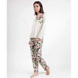 63586 ADMAS PIJAMA MUJER FLORAL
