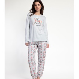 63592 ADMAS PIJAMA MUJER WINTER OWL