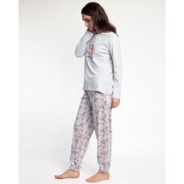 63592 ADMAS PIJAMA MUJER WINTER OWL