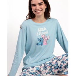 63322 LILO  STITCH  PIJAMA MUJER STITCH  ANGEL