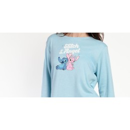 63322 LILO  STITCH  PIJAMA MUJER STITCH  ANGEL