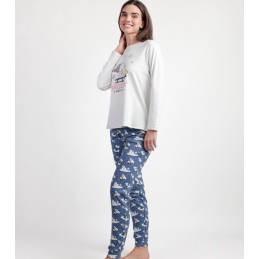 63425 SNOOPY PIJAMA MUJER SNOOPY WOODSTOCK