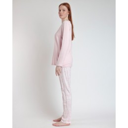 63602 ADMAS PIJAMA MUJER LA VIE EST BELLE