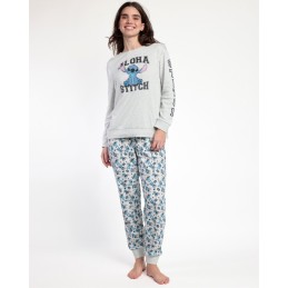 63664 LILO  STITCH  PIJAMA MUJER ALOHA STITCH
