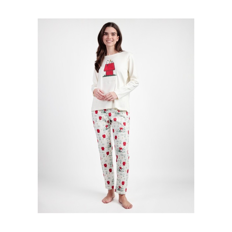 63241 SNOOPY PIJAMA MUJER BORDADO SNOOPY 63241 SNOOPY PIJAMA MUJER BORDADO SNOOPY