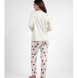 63241 SNOOPY PIJAMA MUJER BORDADO SNOOPY