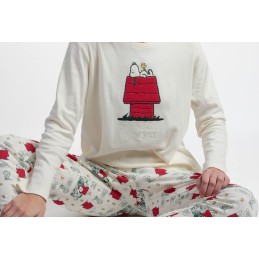 63241 SNOOPY PIJAMA MUJER BORDADO SNOOPY