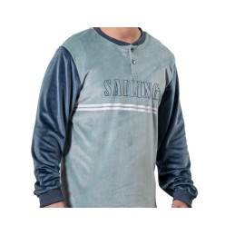 KN-617 IV25 KNT 3XL-4XL PIJAMA HOMBRE SPANDEX SAILING KN-617 IV25 KNT 3XL-4XL PIJAMA HOMBRE SPANDEX SAILING