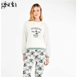 2 20345S GISELA PIJAMA MUJER SYLVESTER PARIS