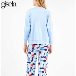 2 20326S GISELA PIJAMA MUJER CORAZON