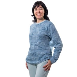 KN-521 IV25 KNT 3XL-4XL PIJAMA MUJER LECHUZAS