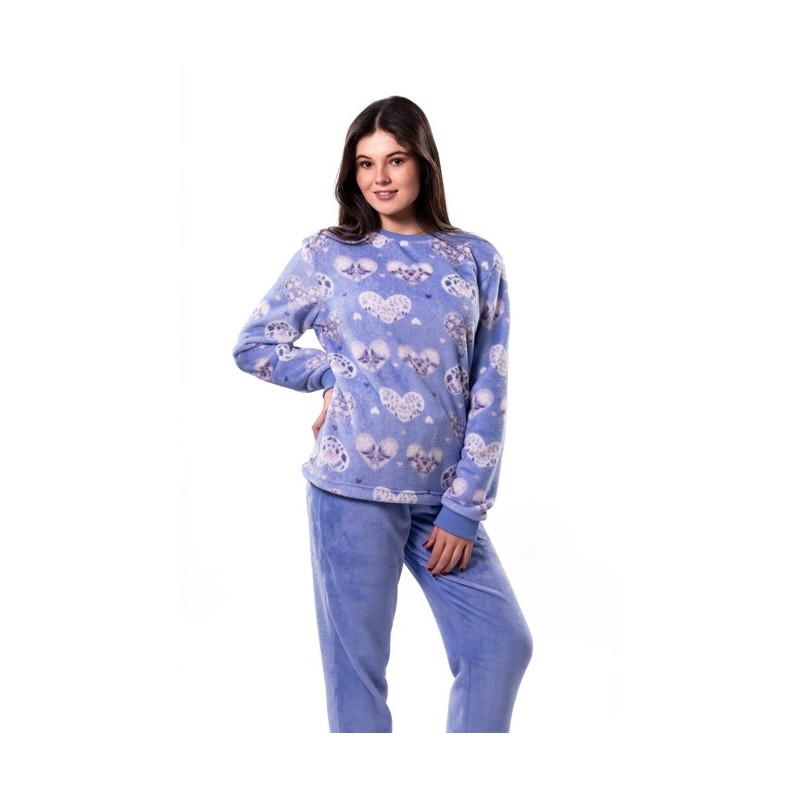KN-526 IV25 KNT PIJAMA MUJER CORAZONES KN-526 IV25 KNT PIJAMA MUJER CORAZONES