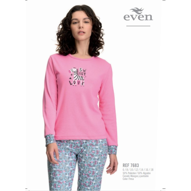 7683 EVEN PIJAMA NIÑA "SWEET LOVE" 7683 EVEN PIJAMA NIÑA "SWEET LOVE"